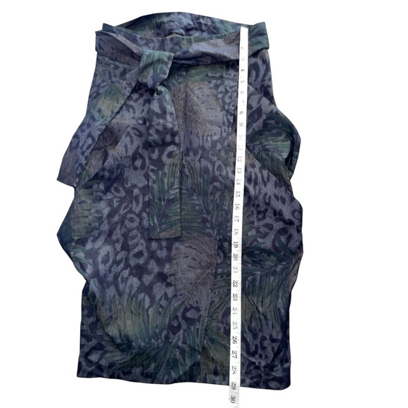 7 Avenue New York & CO Women’s Size 4 straight & pencil Skirt Blue Cotton. - Picture 5 of 8